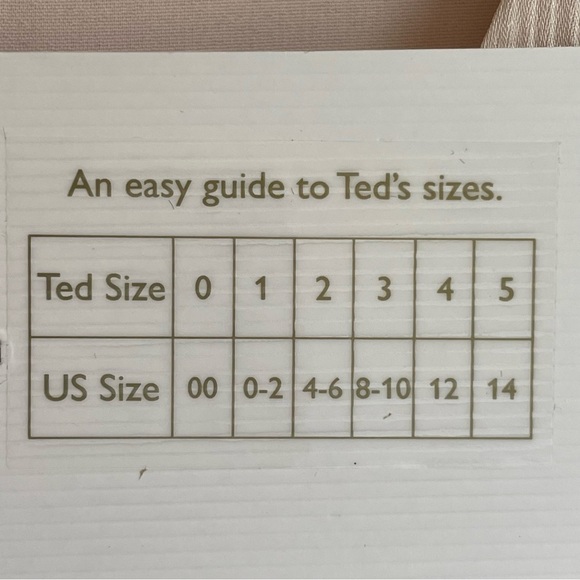 Ted Baker Puff Sleeve Faux Wrap Dress Babydoll Flowy Ted Size 5 = US 14 NWT - Picture 13 of 15